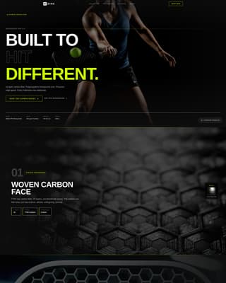 Dink - Highvoltage Pickleball Landing Page Template