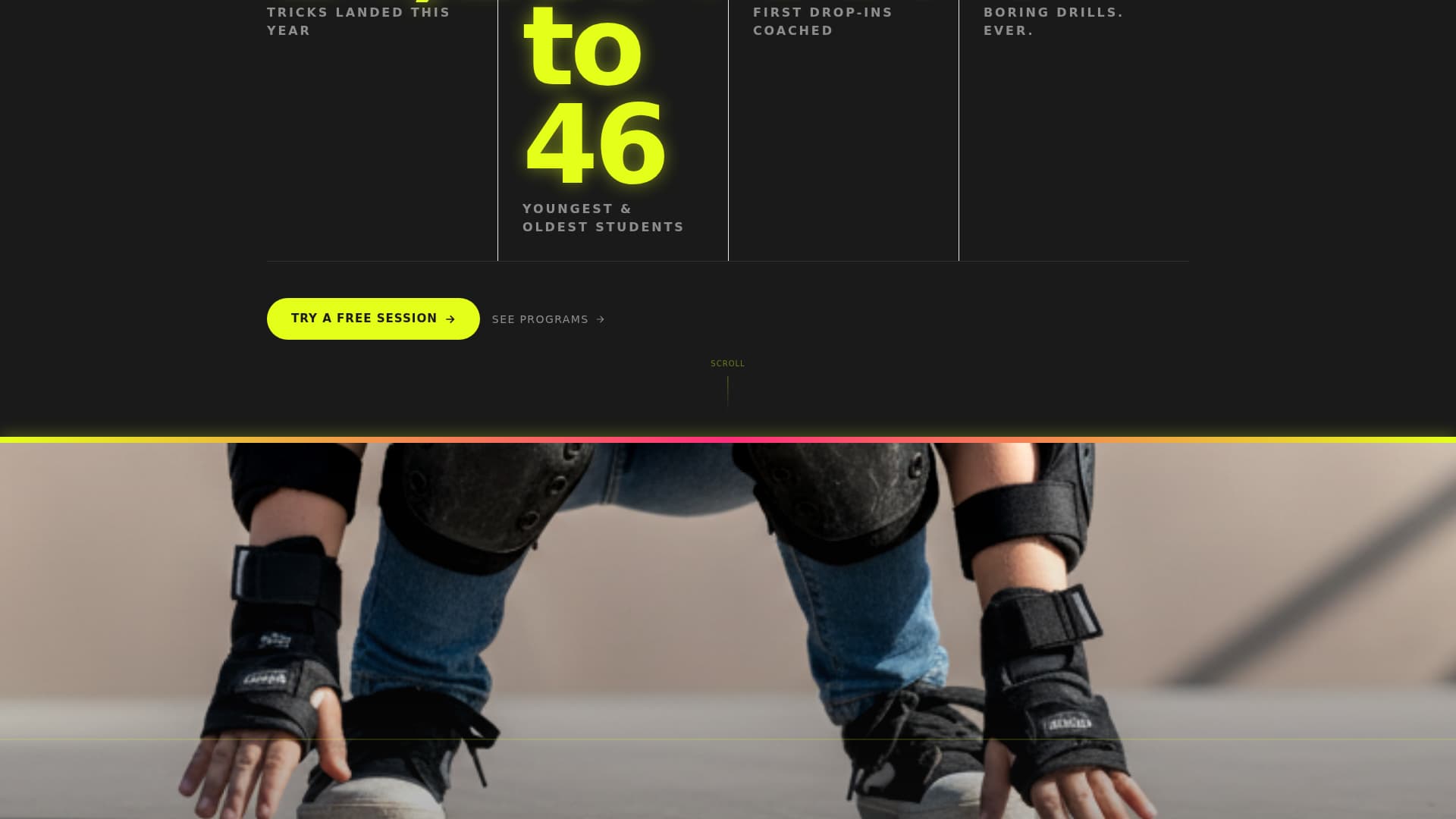 Skateboarding Professional Website Template