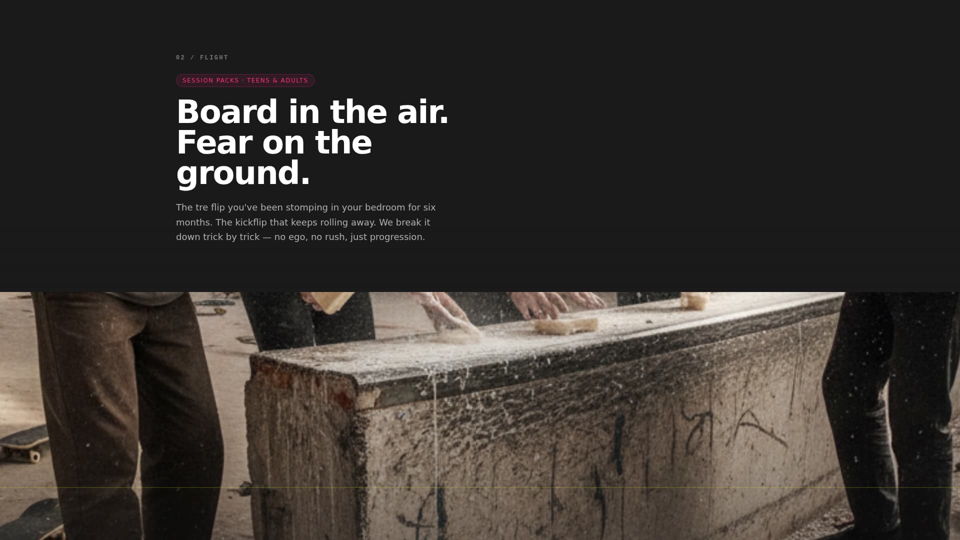 Skateboarding Professional Website Template