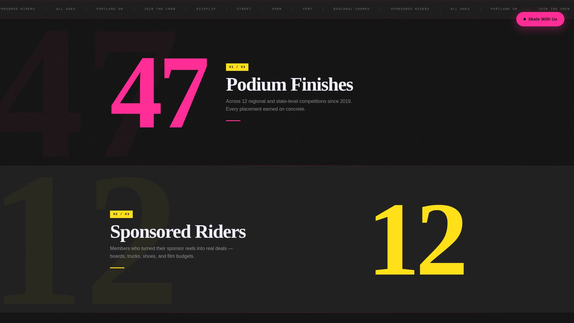 Specialist Skateboarding Professional Website Template