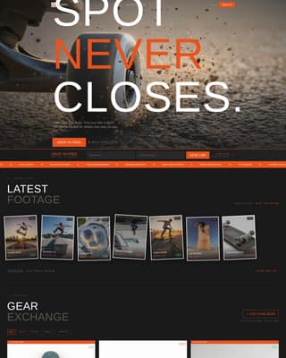 Advanced Skateboarding Professional Website Template