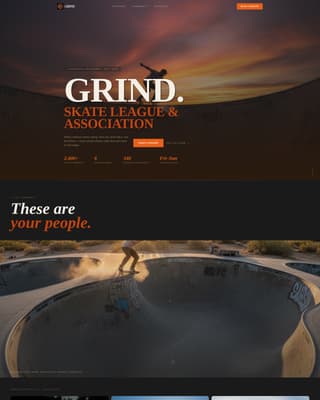 Specialist Skateboarding Appointment Booking Website Template