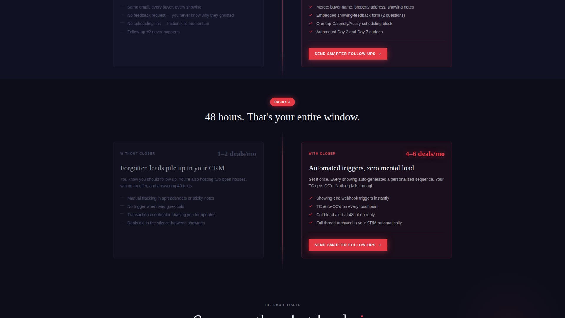 Accelerant — Strategic Follow Up Landing Page Template