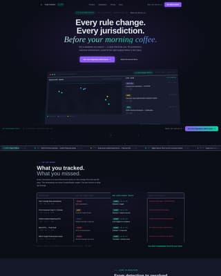 Advanced RegTech Startup Privacy Policy & Terms Website Template