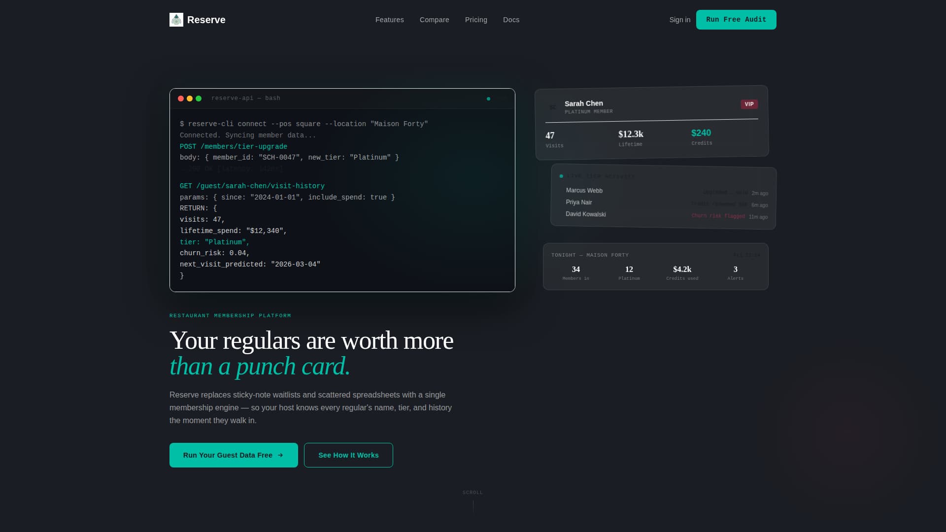 Advanced Restaurant Software Comparison Website Template