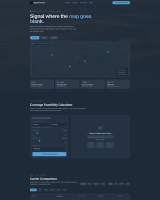Signal - Powerful Rural Telecom Landing Page Template