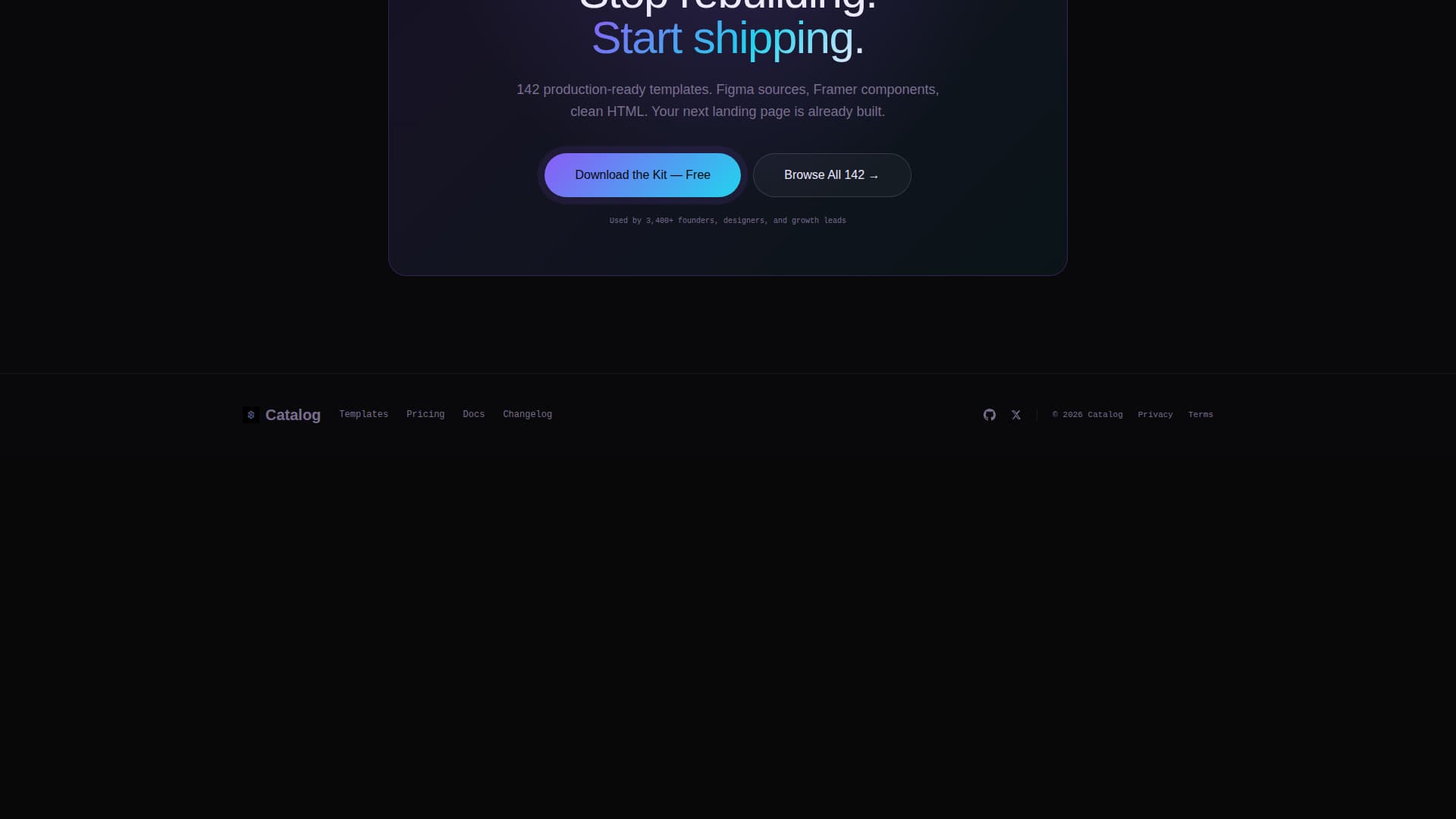 SaaS Product Homepage Library & Feature Showcase Website Template