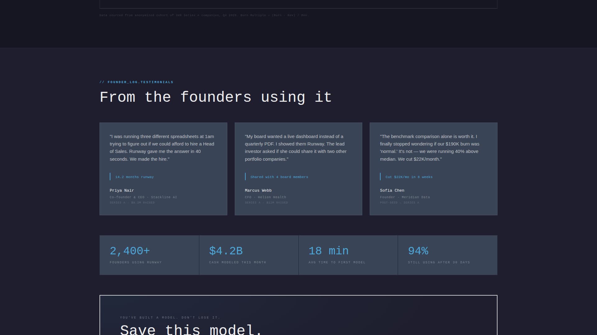 Runway - Powerful SaaS Landing Page Template