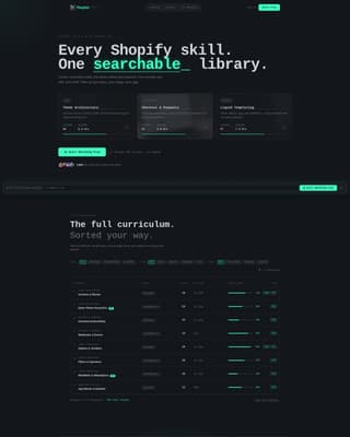 Playlist - Searchable Shopify Landing Page Template