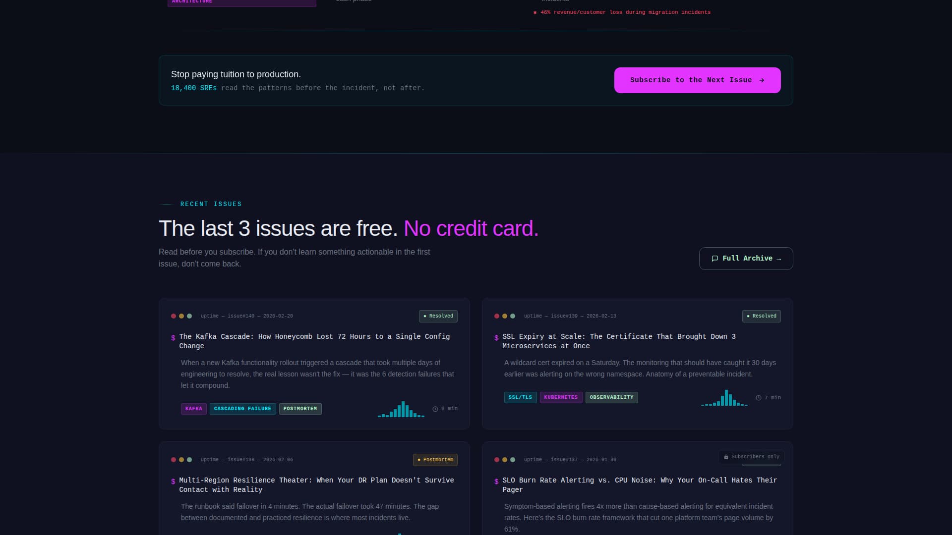 Uptime - Powerful SRE Landing Page Template