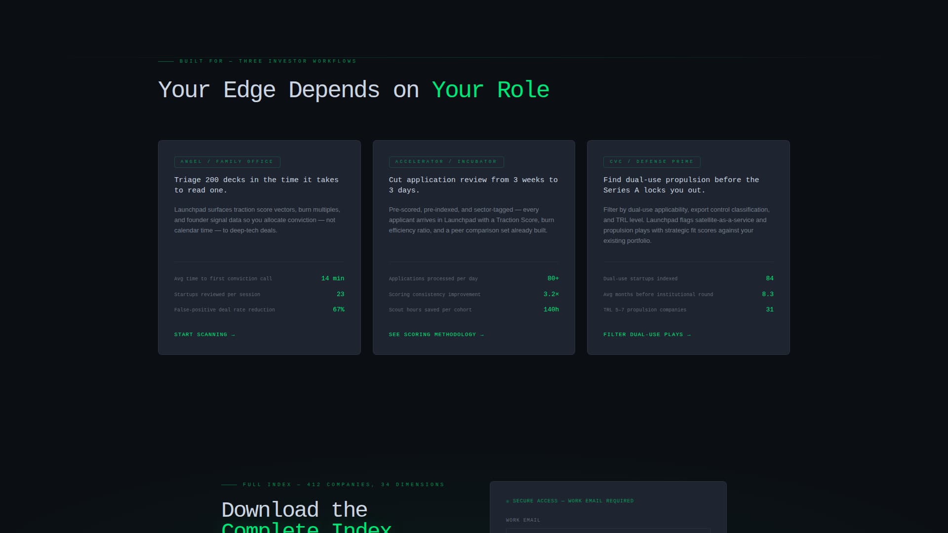 SpaceTech Startup Directory Website Template