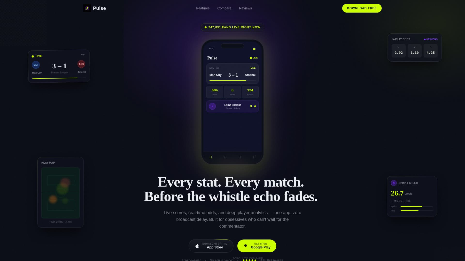 Pulse - Dynamic Sports Landing Page Template
