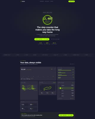 Stride - Dynamic Fitness Landing Page Template