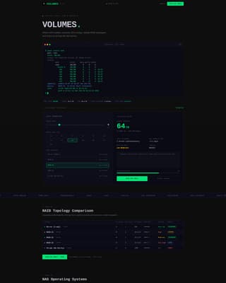 Volumes - Powerful StorageForum Landing Page Template