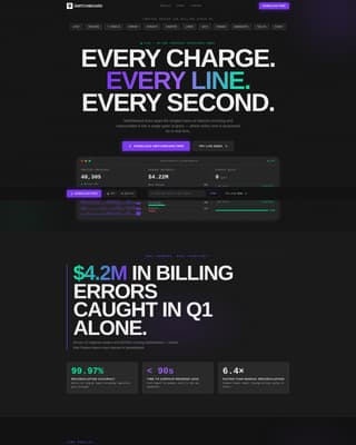 Switchboard - Powerful Telecom Billing Landing Page Template