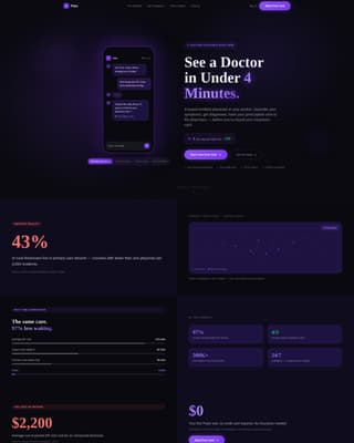 Pulse - Instant Telehealth Landing Page Template