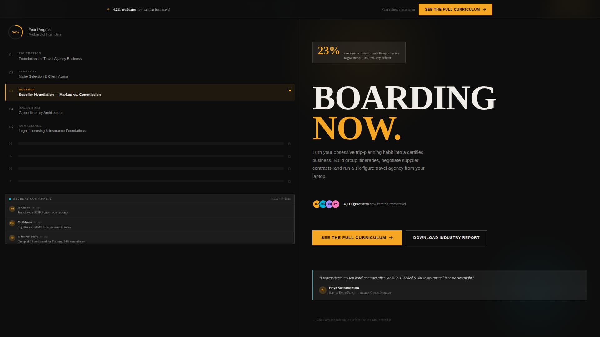 Passport - Bold Travel Landing Page Template
