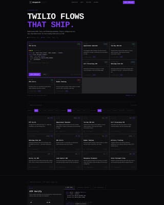 Dispatch - Production-Ready Twilio Landing Page Template