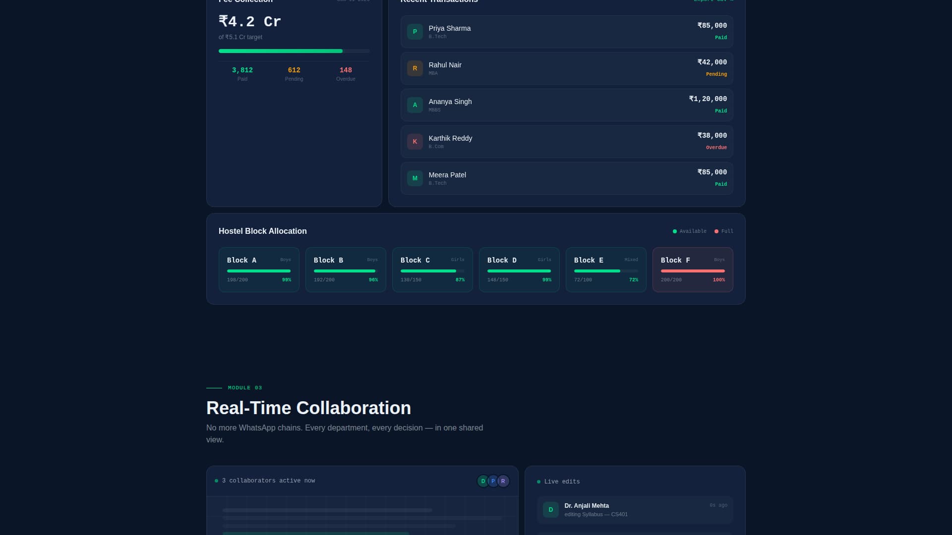 Campus - Powerful University Landing Page Template