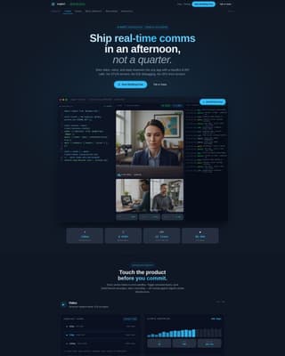 Signal - Powerful WebRTC Landing Page Template
