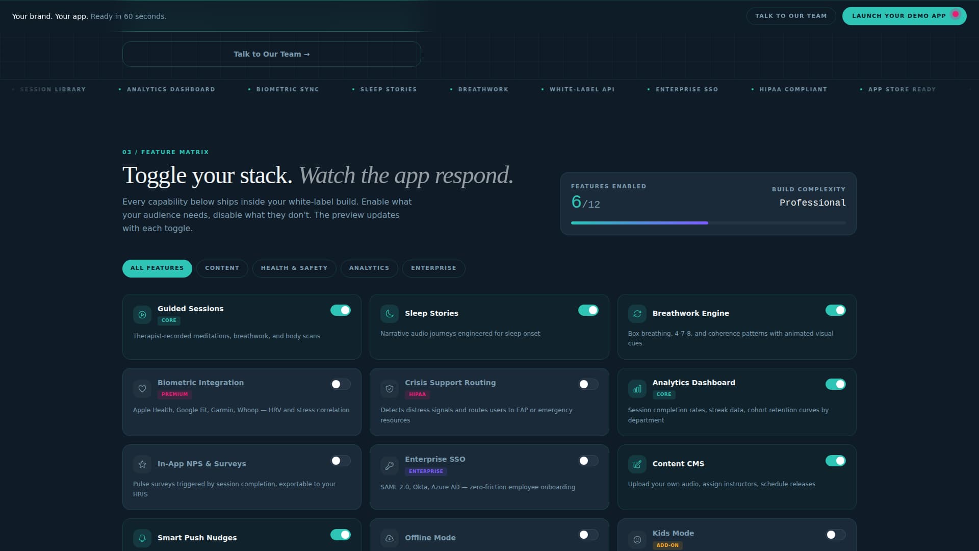 Stillness - Scalable Meditation Landing Page Template