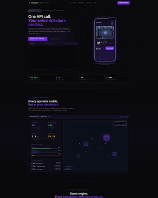 Dispatch - Powerful Rideshare Landing Page Template
