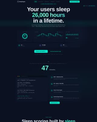 Sleep Engine - Powerful White-Label Landing Page Template