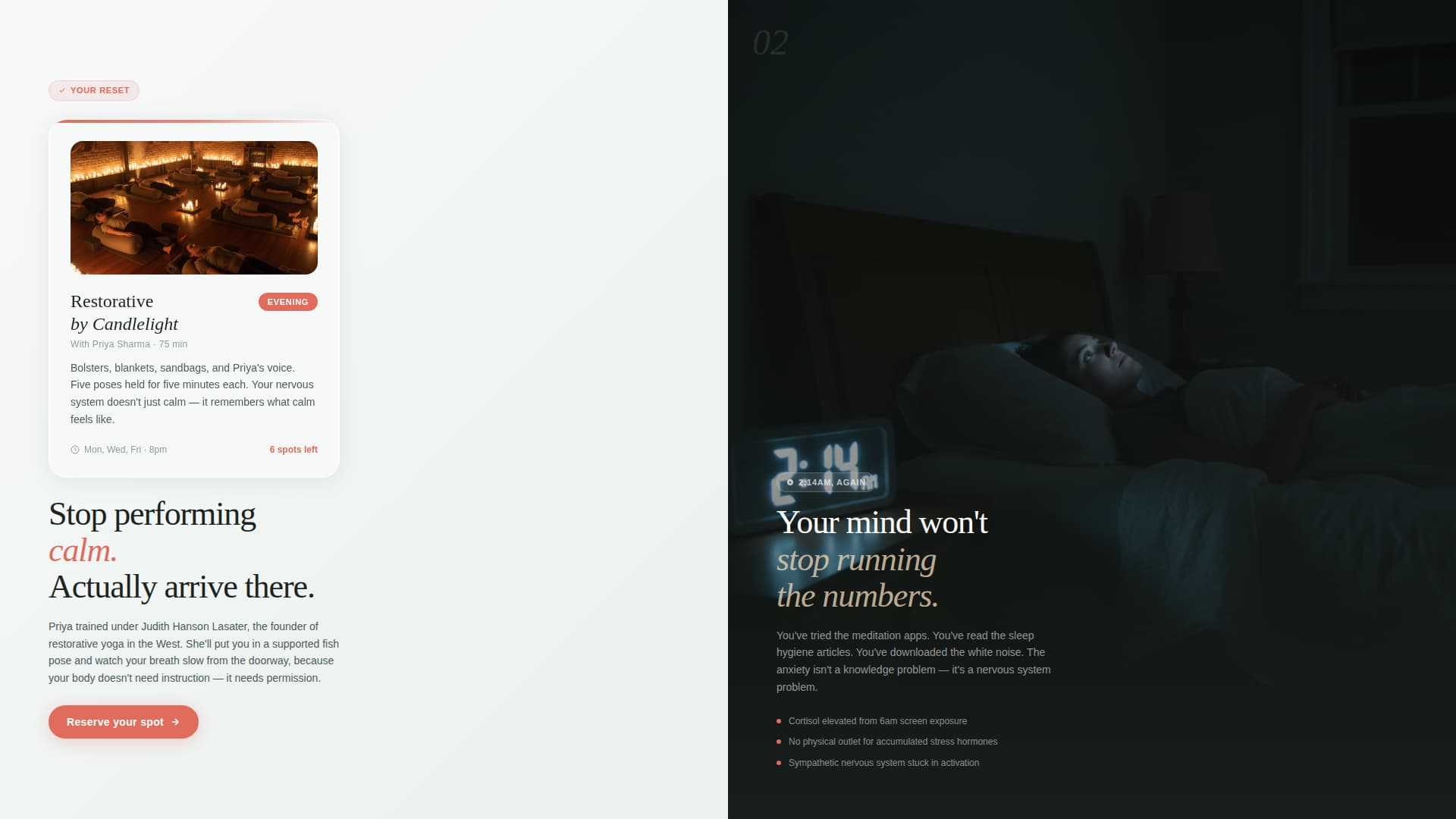 Yoga Studio Professional Website Template