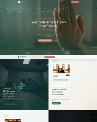 Yoga Studio Professional Website Template