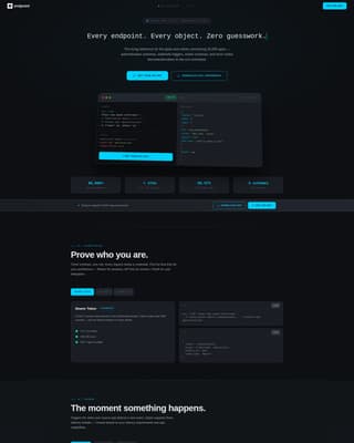 Ref — API Docs Landing Page Template