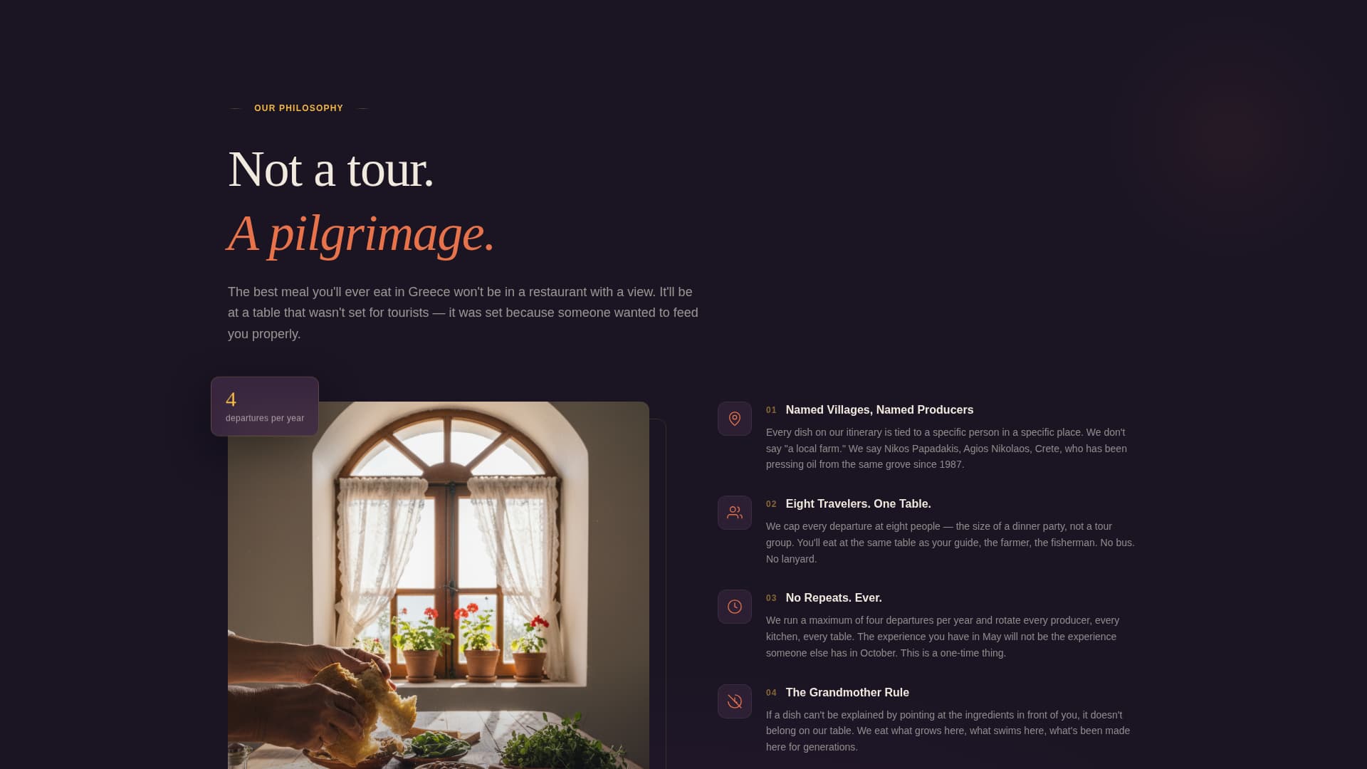Greece Travel Specialist Booking Website Template