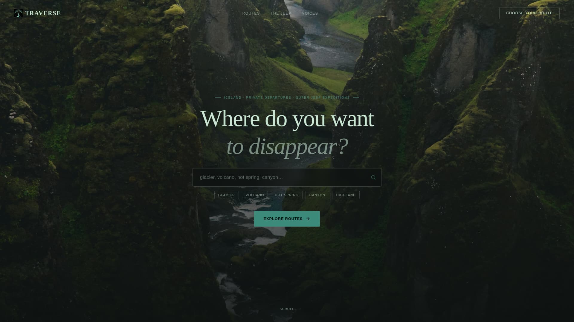 Iceland Travel Professional Website Template