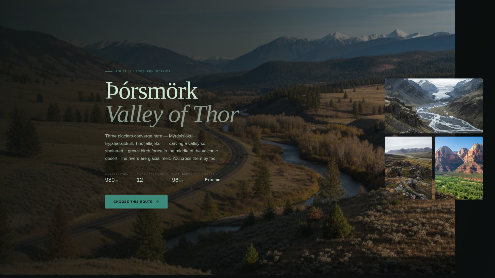 Iceland Travel Professional Website Template