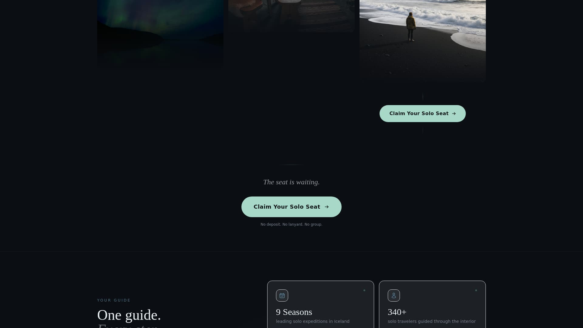 Iceland Travel Advanced Booking Website Template