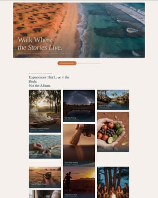 Cultural & Heritage Tourism Booking Website Template