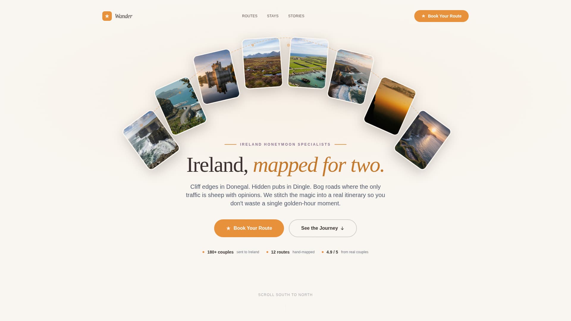 Ireland Travel Booking Website Template