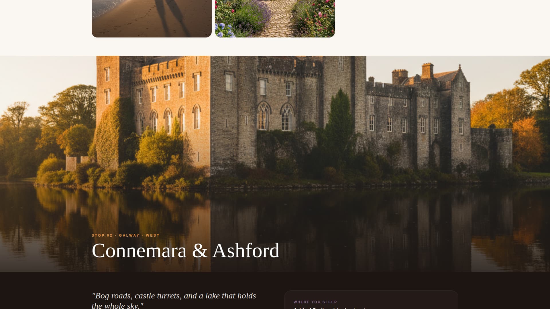 Ireland Travel Booking Website Template
