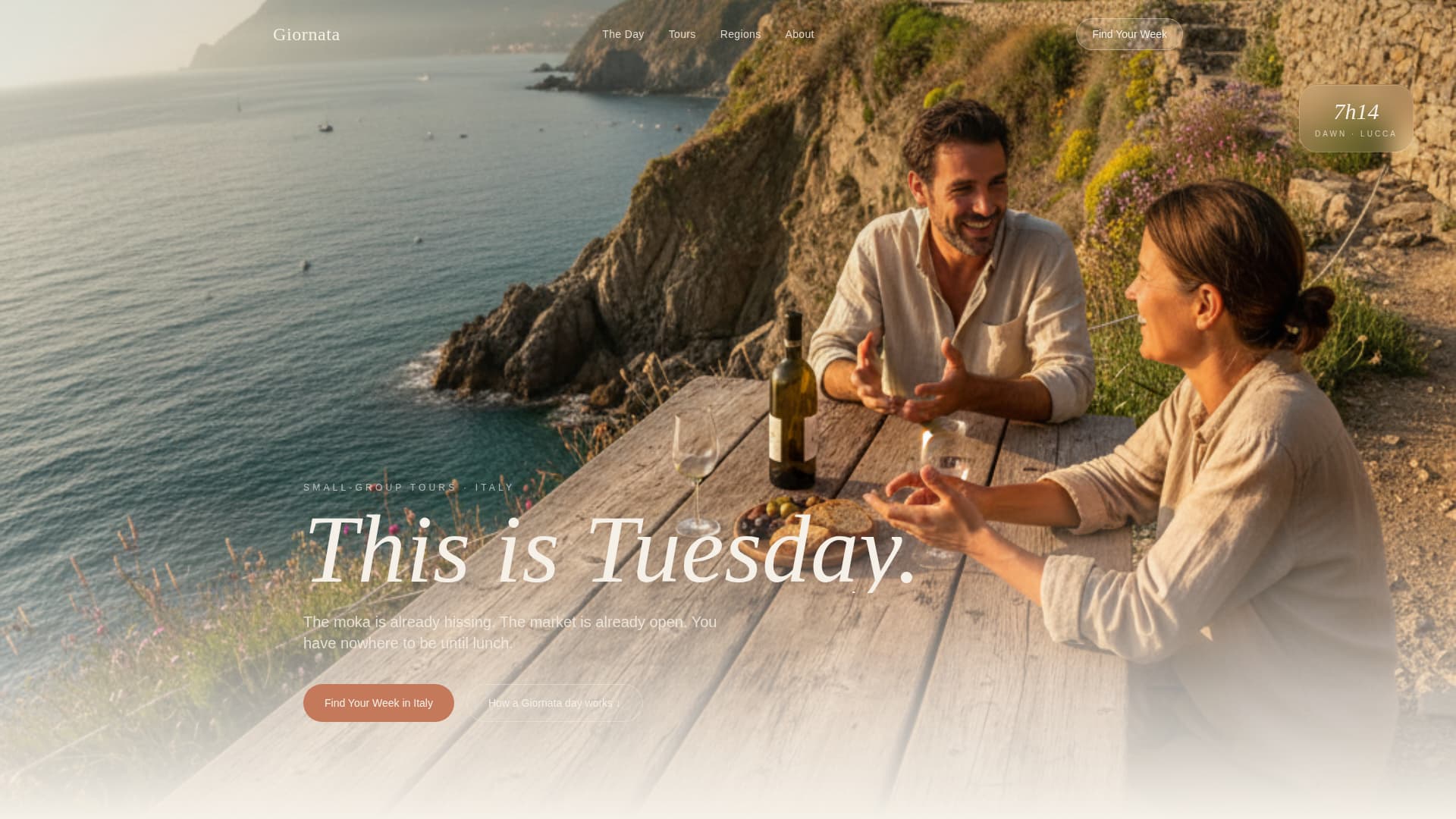 Italy Travel Specialist Booking Website Template