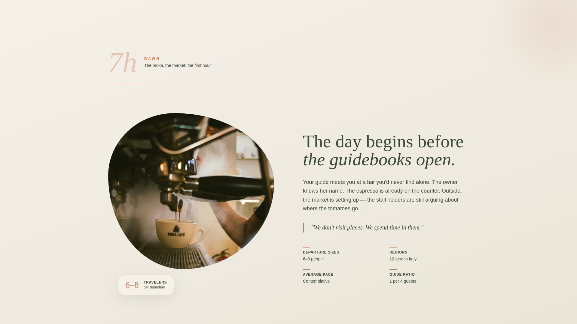 Italy Travel Specialist Booking Website Template