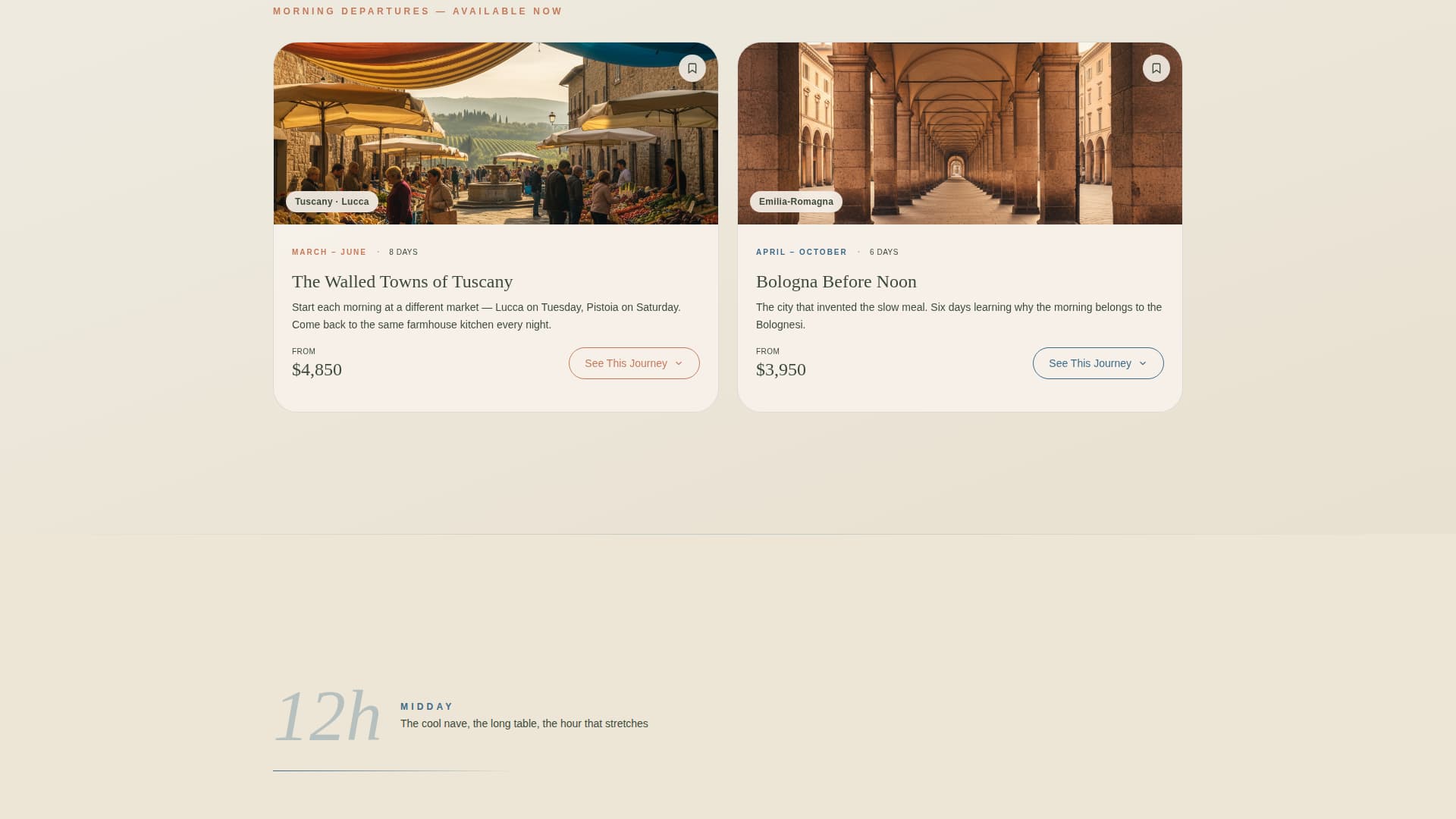 Italy Travel Specialist Booking Website Template