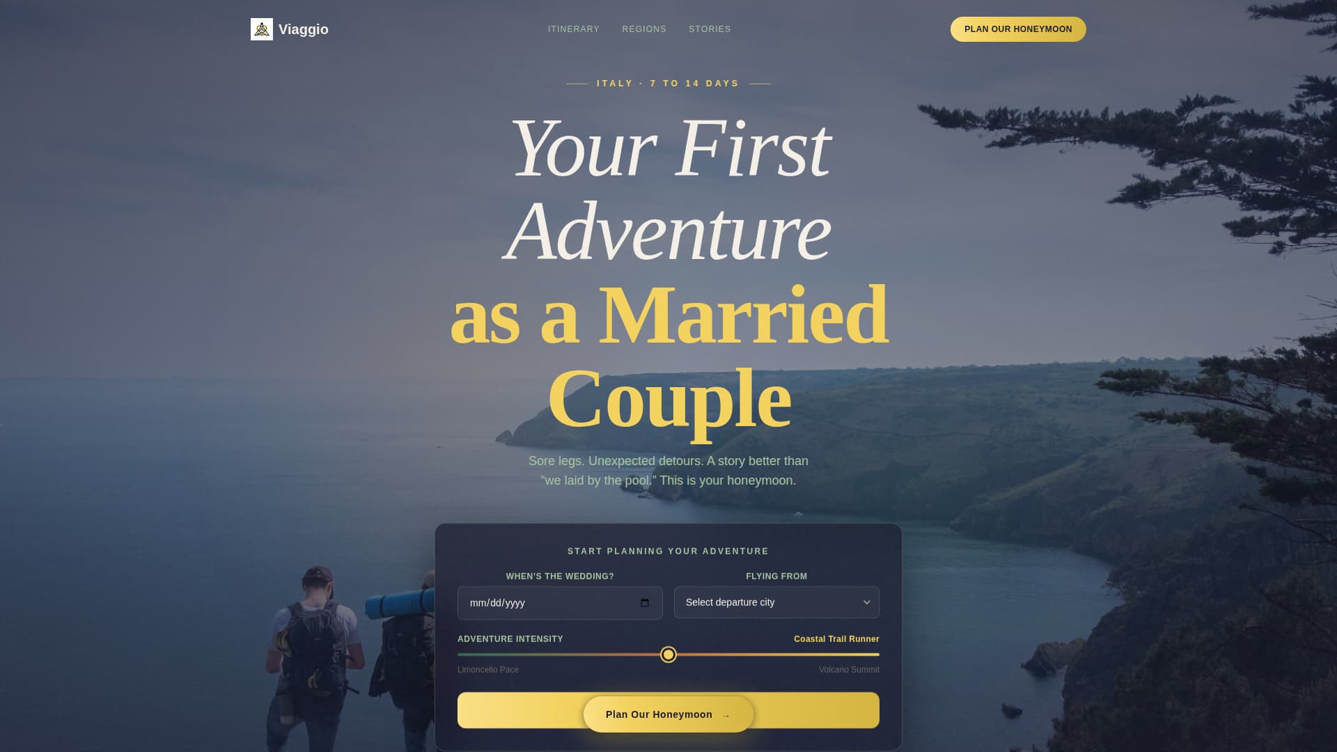 Italy Travel Booking Website Template