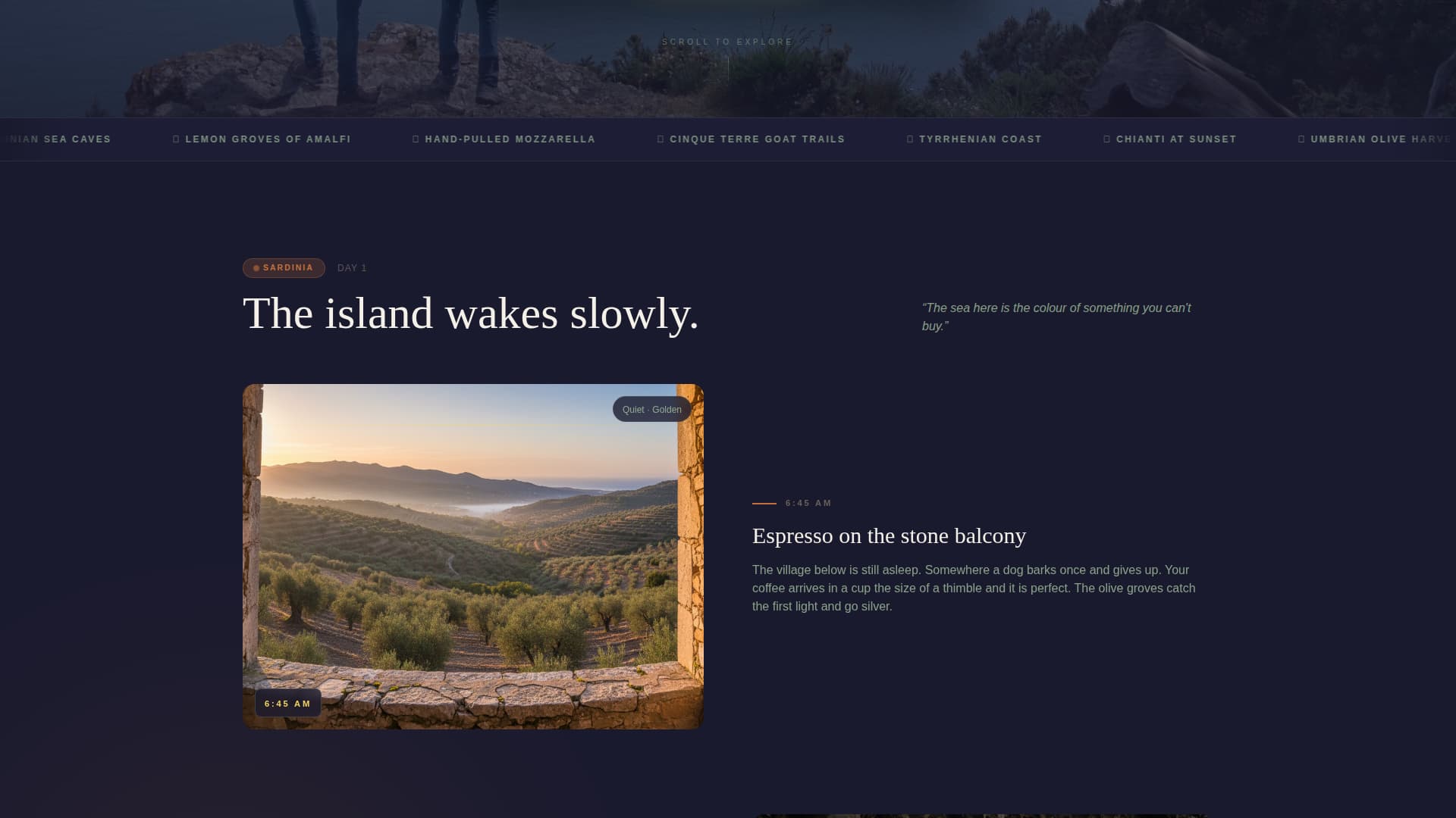 Italy Travel Booking Website Template