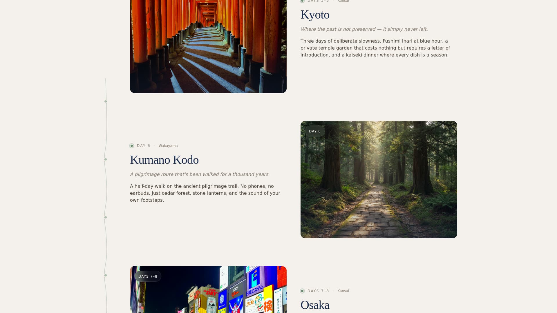Japan Travel Booking Website Template