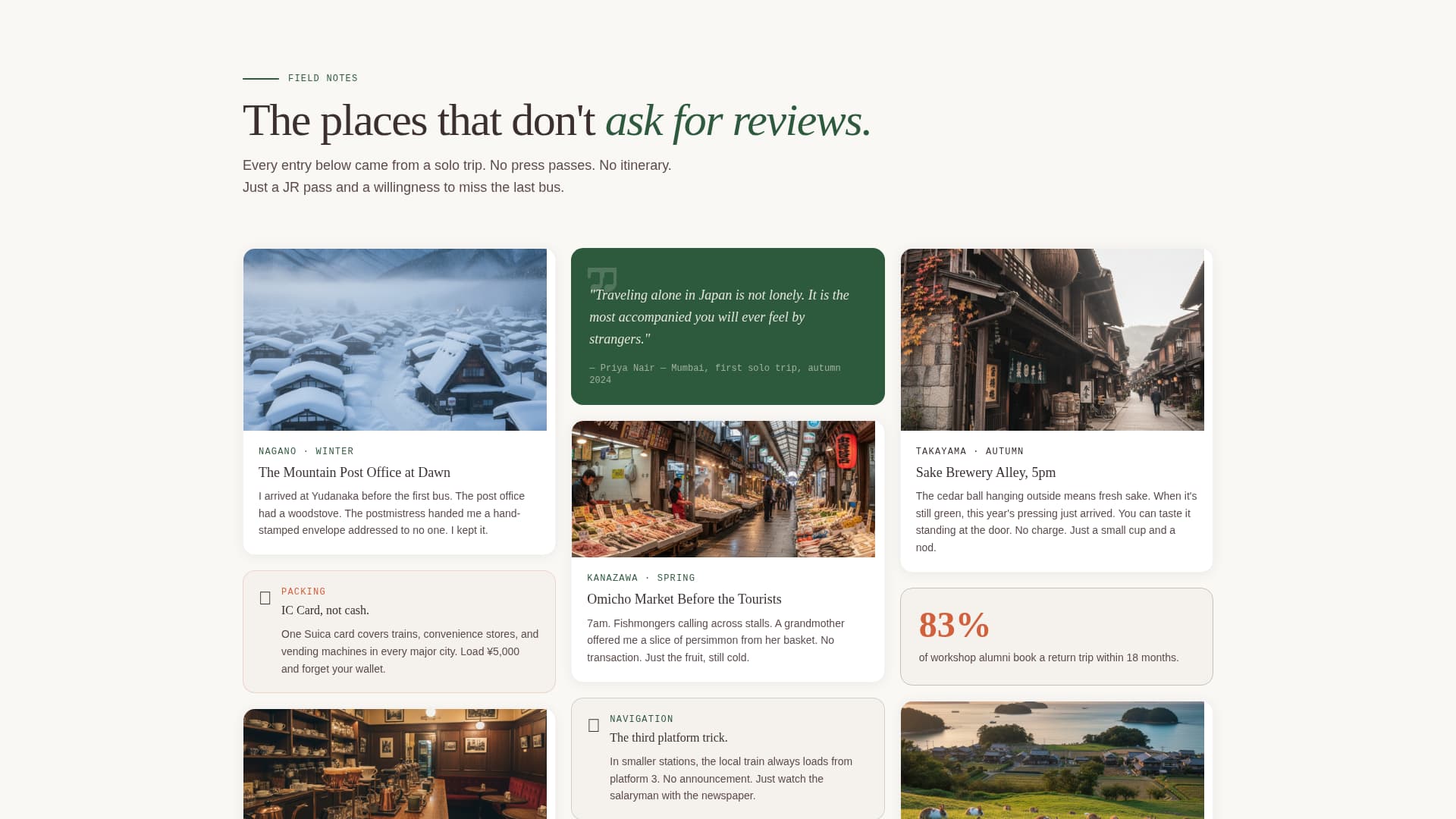 Japan Travel Specialist Professional Website Template