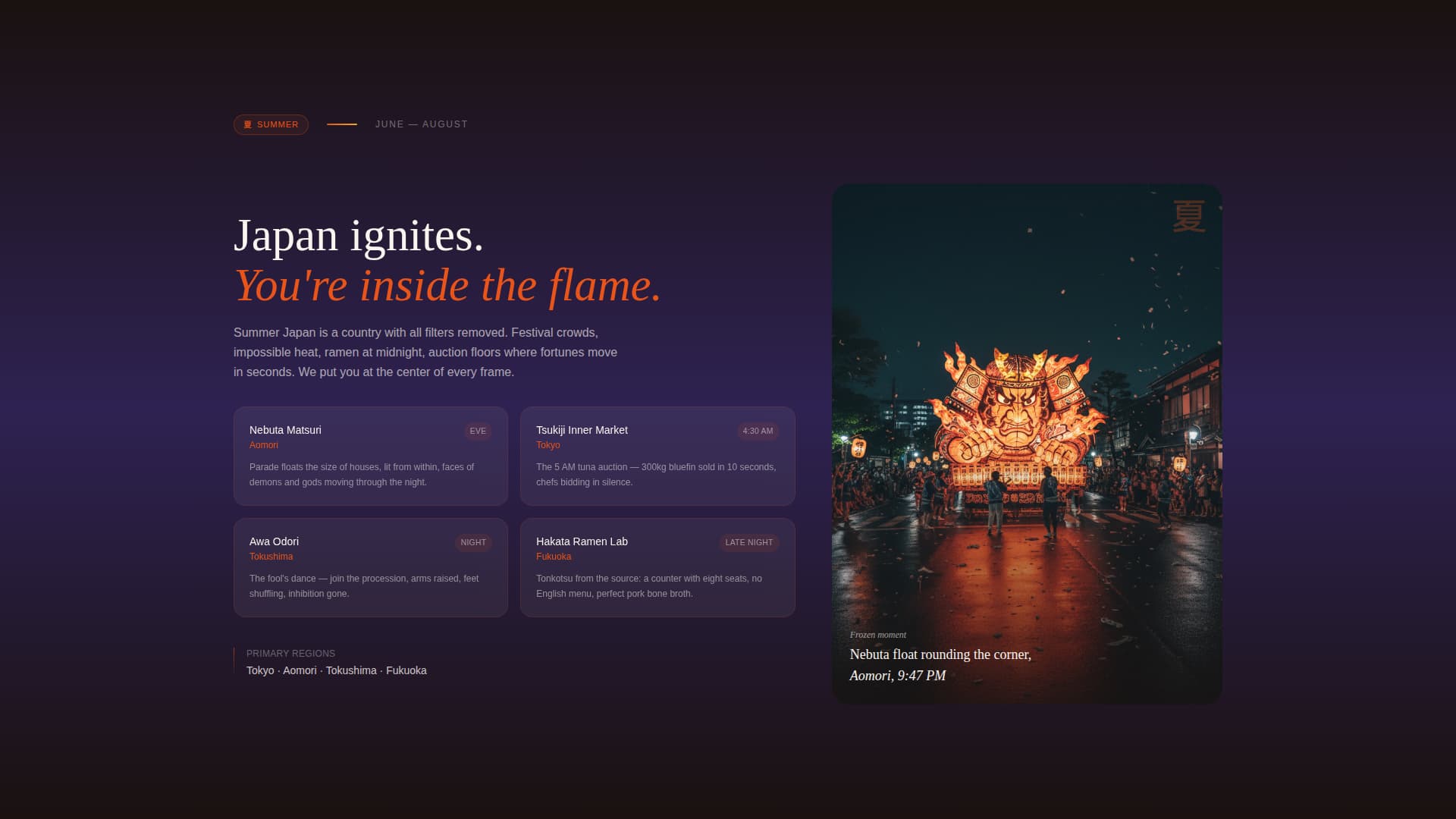 Japan Travel Advanced Booking Website Template