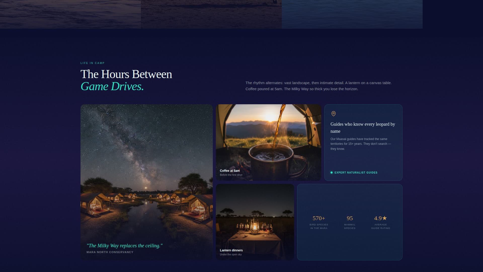 Safari - Breathtaking Kenya Landing Page Template