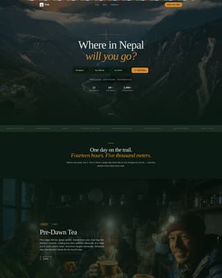 Nepal Travel Booking Website Template