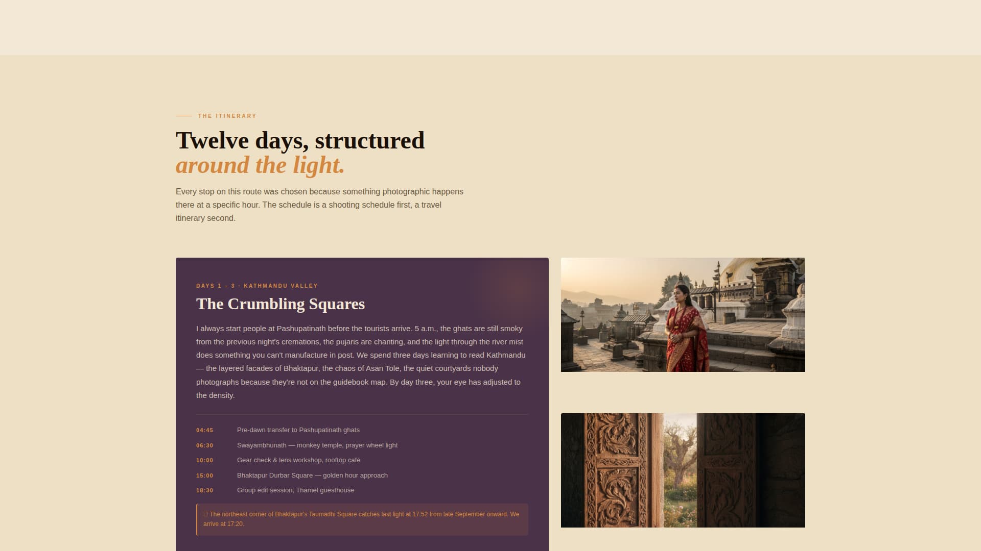 Nepal Travel Specialist Professional Website Template