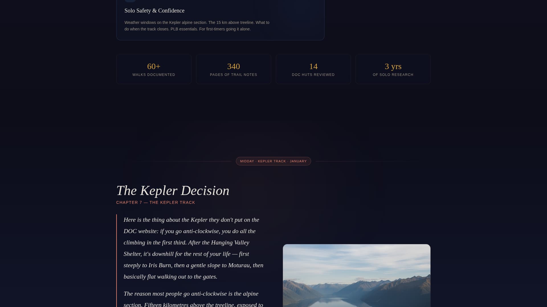 Wander - Immersive Solotravel Landing Page Template