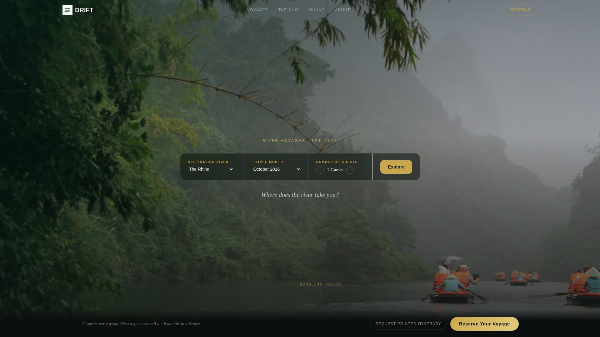 Cruise & Luxury Travel Booking Website Template